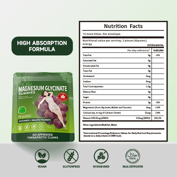 Magnesium Glycinate NightCalm Gummies